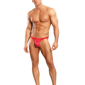 Satin Bong Thong Red S/M