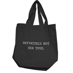 Nobu Definitely Not Sex Toys Reusable Tote - Black
