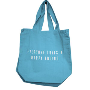 Nobu Everyone Loves A Happy Ending Reusable Tote - Blue