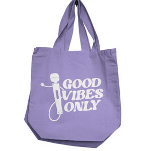 Nobu Good Vibes Only Reusable Tote - Lilac