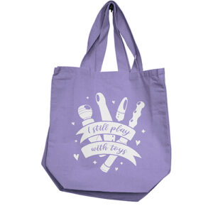 Nobu I Still Play With Toys Reusable Tote - Lilac