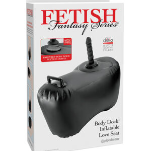 Fetish Fantasy Series Body Dock Inflatable Love Seat - Black