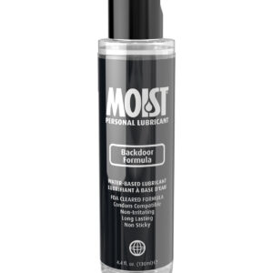 Moist Backdoor Formula Water-Based Personal Lubricant - 4.4 oz