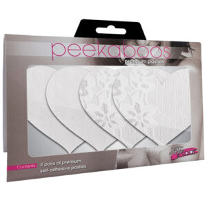 Luminous Hearts - White Pack of 2