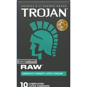 Trojan Raw Condoms - Pack of 10