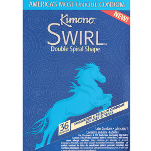 Kimono Swirl Condoms - Pack of 36