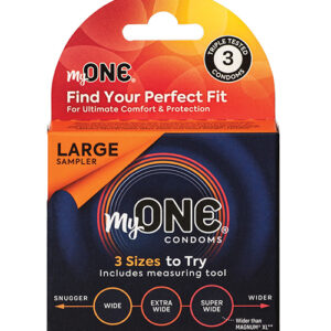 My One Large Sampler Condoms - Pack of 3
