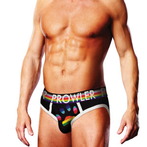 Prowler Oversized Paw Brief - Black/Multi LG