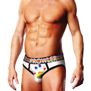 Prowler Oversized Paw Brief - White/Multi MD