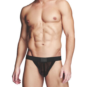 Prowler RED Fishnet Ass-less Jock - Black MD