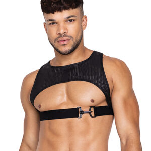 Master Harness w/Hook & Ring Closure Black XL