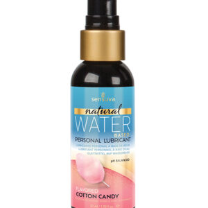 Sensuva Natural Water Based Personal Lubricant - 2 oz Cotton Candy