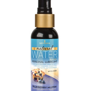 Sensuva Natural Water Based Personal Lubricant - 2 oz Blueberry Muffin