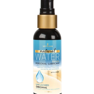 Sensuva Natural Water Based Personal Lubricant - 2 oz Unscented