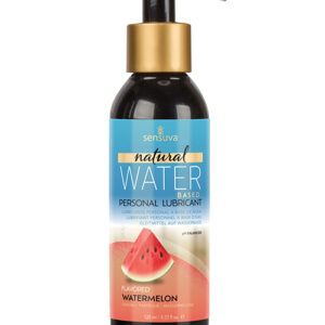 Sensuva Natural Water Based Personal Lubricant - 4 oz Watermelon