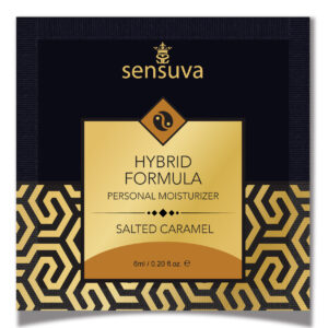 Sensuva Hybrid Personal Moisturizer Single Use Packet - 6 ml Salted Caramel