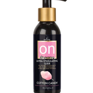 ON Insane Ultra Stimulating Glide - 4.23 oz Cotton Candy