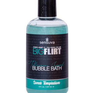 Sensuva Big Flirt Pheromone Bubble Bath - 8 oz Sweet Temptation