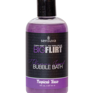 Sensuva Big Flirt Pheromone Bubble Bath - 8 oz Tropical Tease