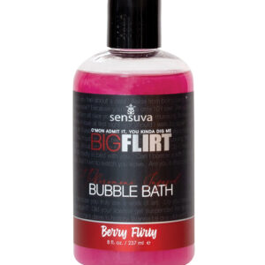 Sensuva Big Flirt Pheromone Bubble Bath - 8 oz Berry Flirty