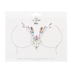 Shots Bliss Dazzling V Cleavage Bling Sticker O/S