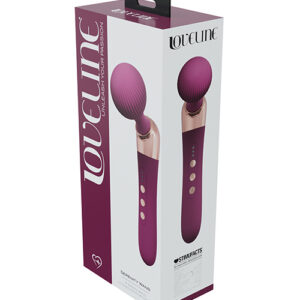 Shots Loveline Serenity Wand Massager - Burgundy
