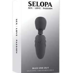 Selopa Buzz One Out Mini Wand - Black