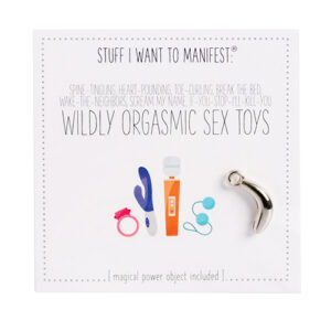Warm Human Wildly Orgasmic Sex Toys Mini Card & Charm