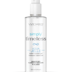 Wicked Sensual Care Simply Timeless Aqua Jelle Water Based Lubricant - 4 oz