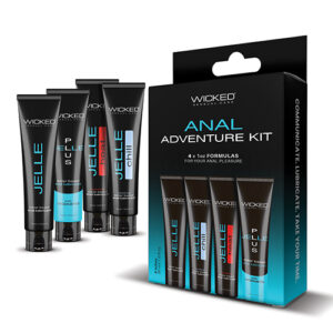 Wicked Sensual Care Anal Adventure Kit - 1 oz Bottles