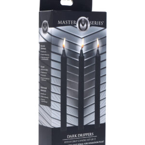Master Series Fetish Drip Candles - Dark Drippers Set of 3